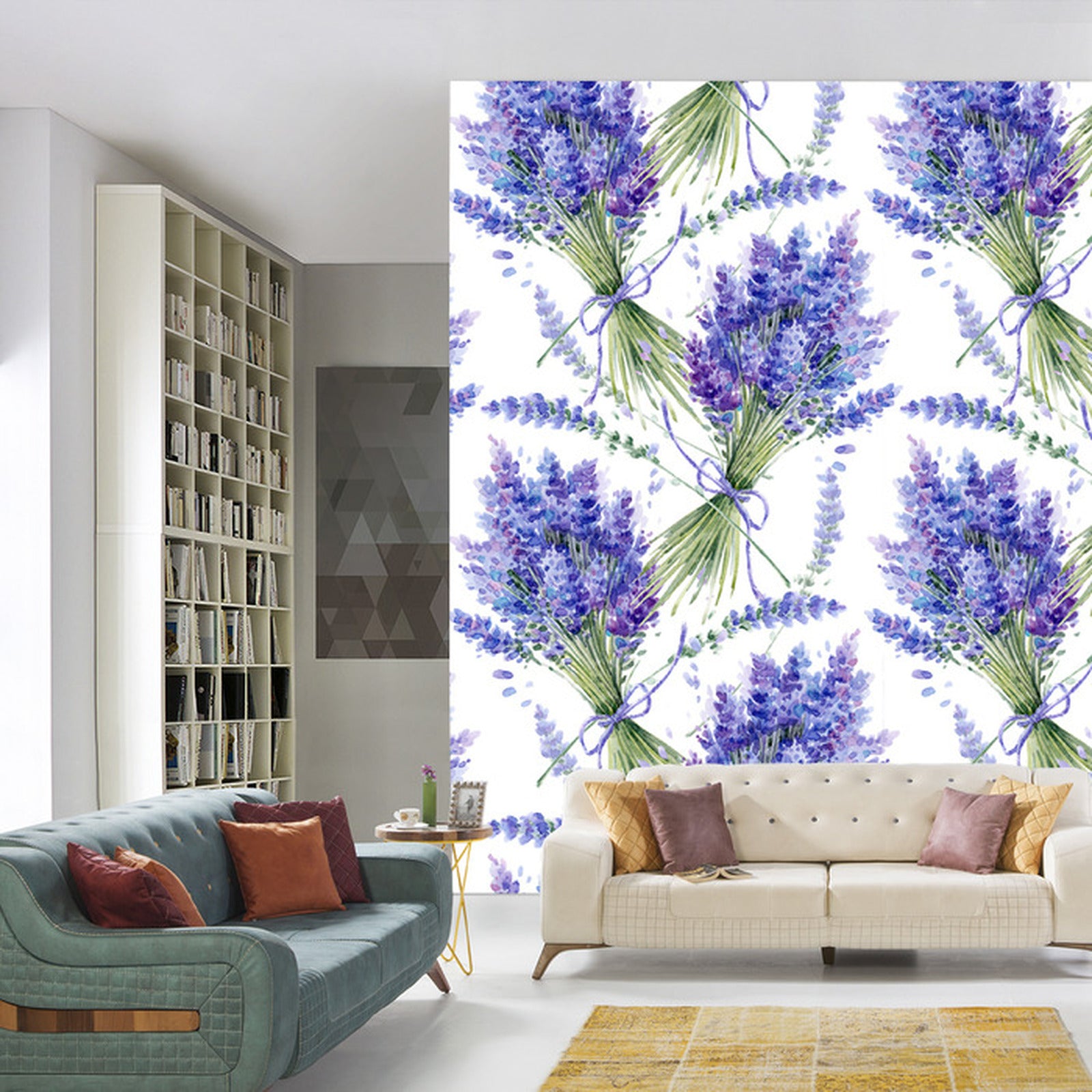 Fototapet Lavendel-bunter