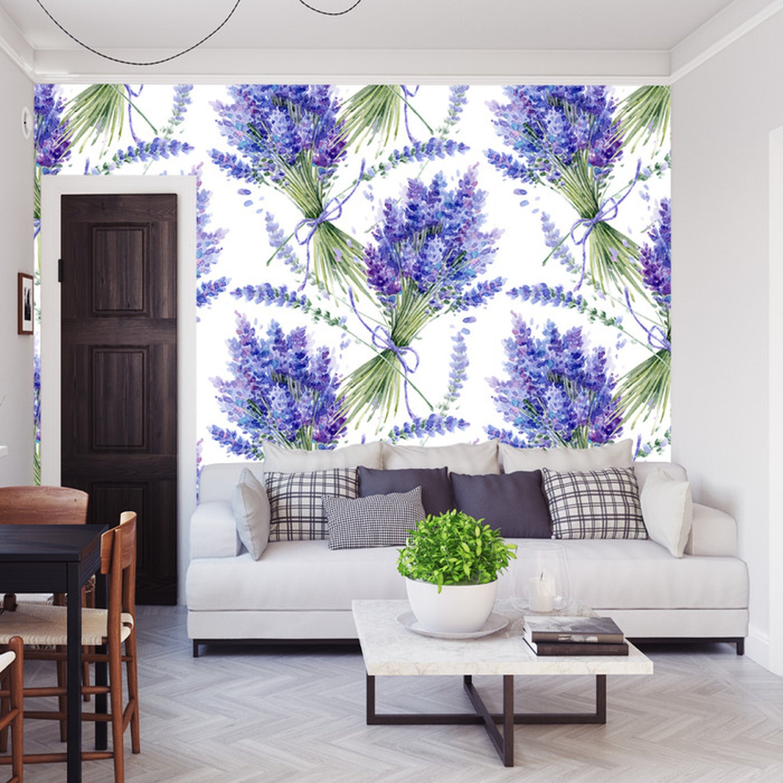 Fototapet Lavendel-bunter