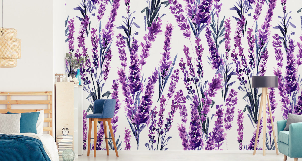 Fototapet Lavendelblomster