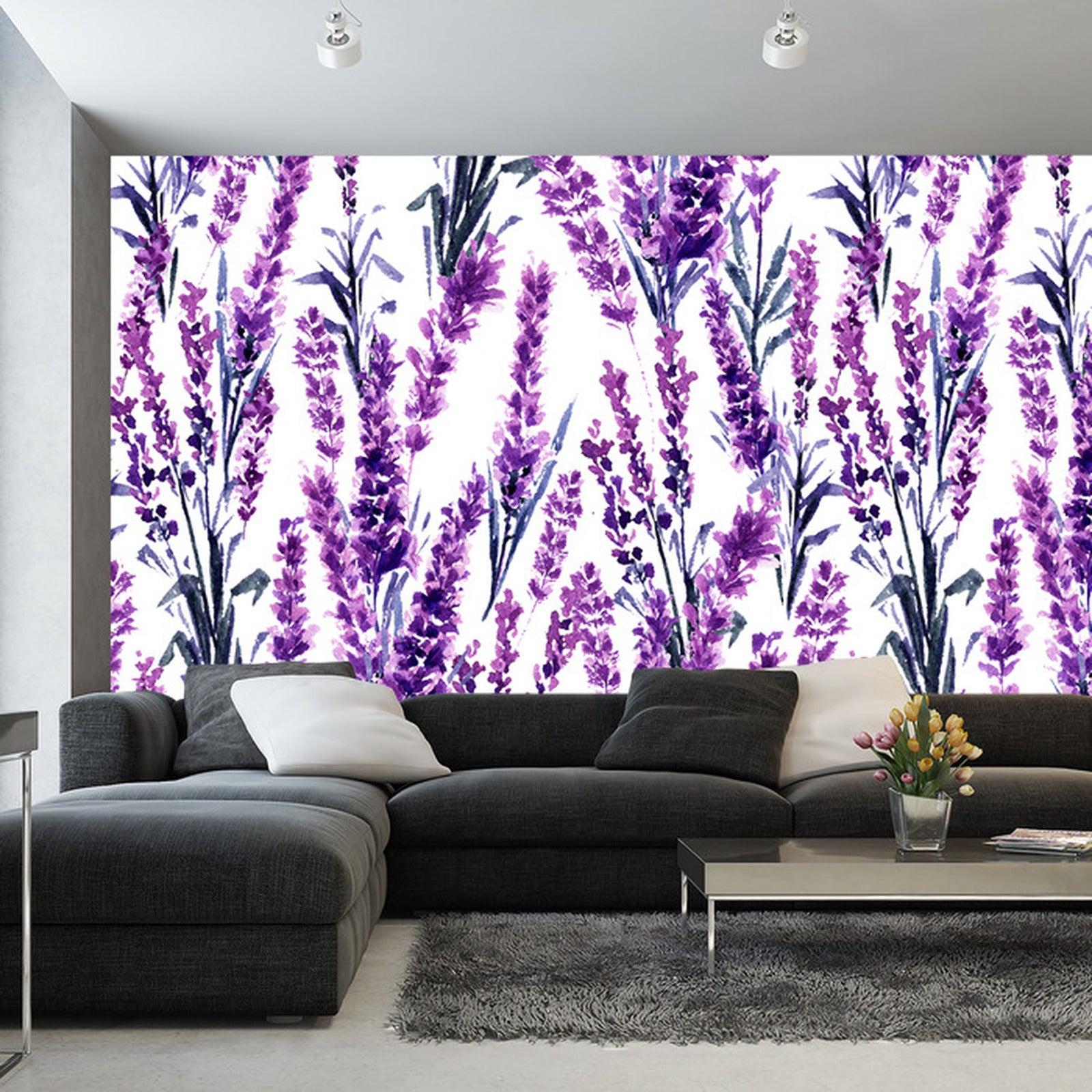 Fototapet Lavendelblomster