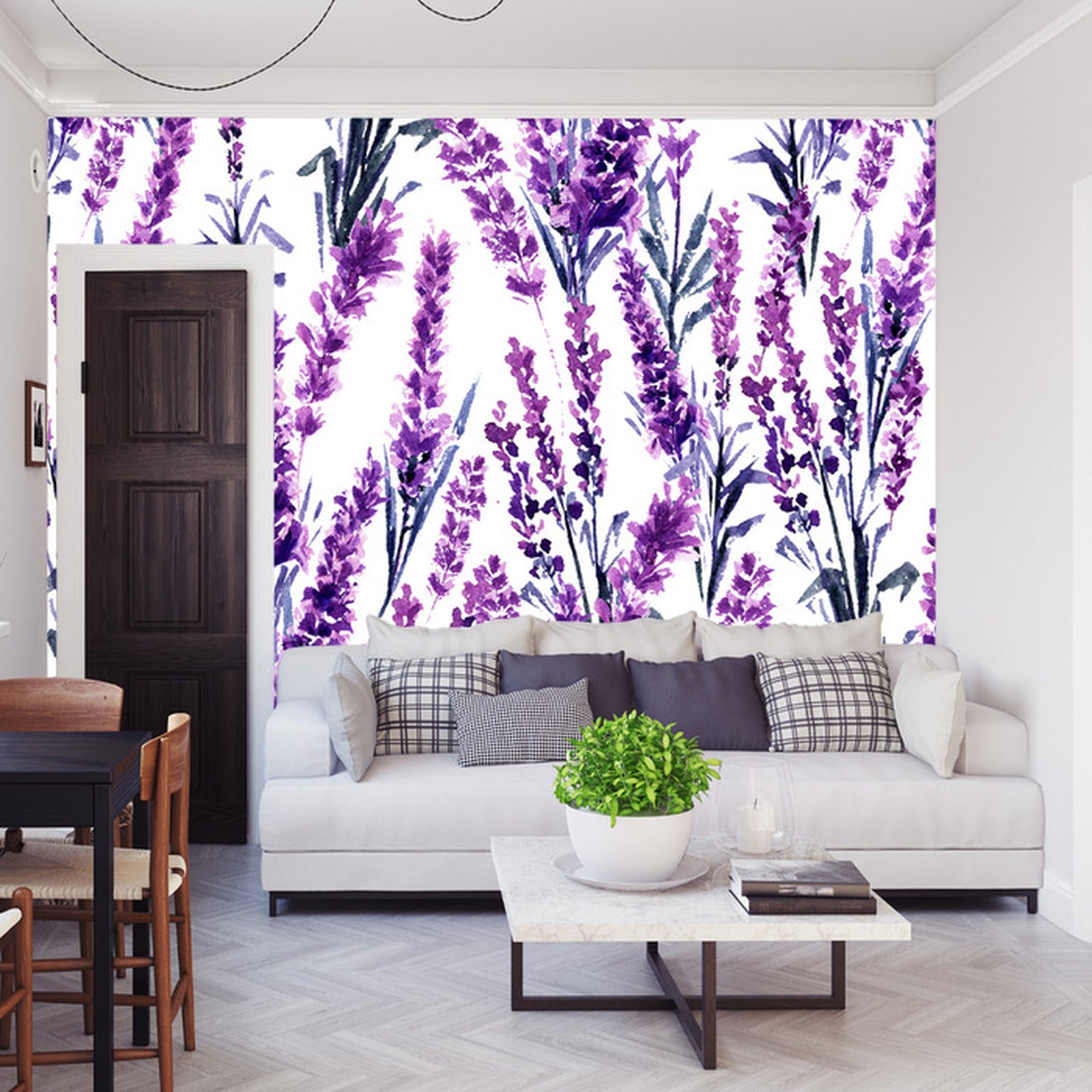 Fototapet Lavendelblomster