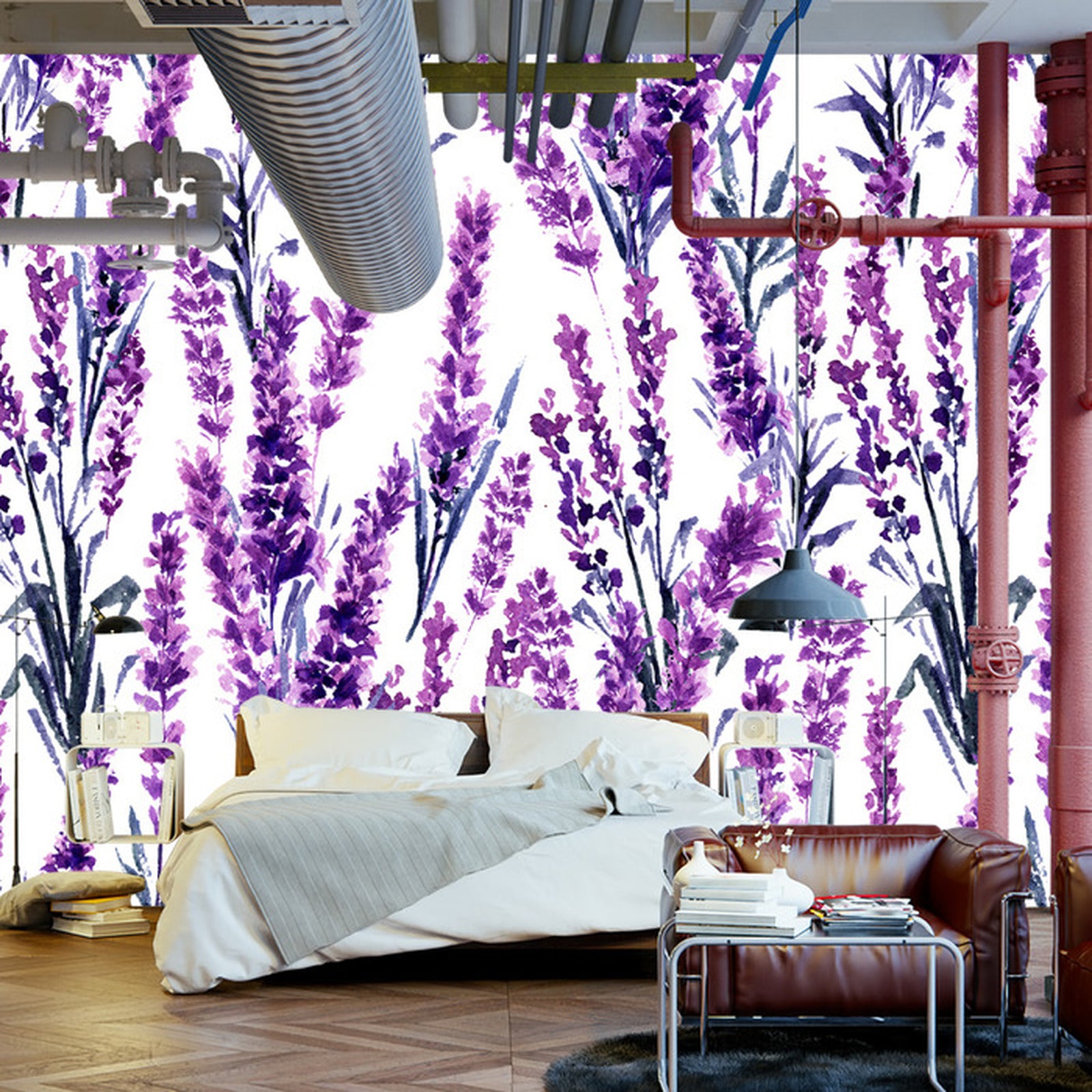 Fototapet Lavendelblomster