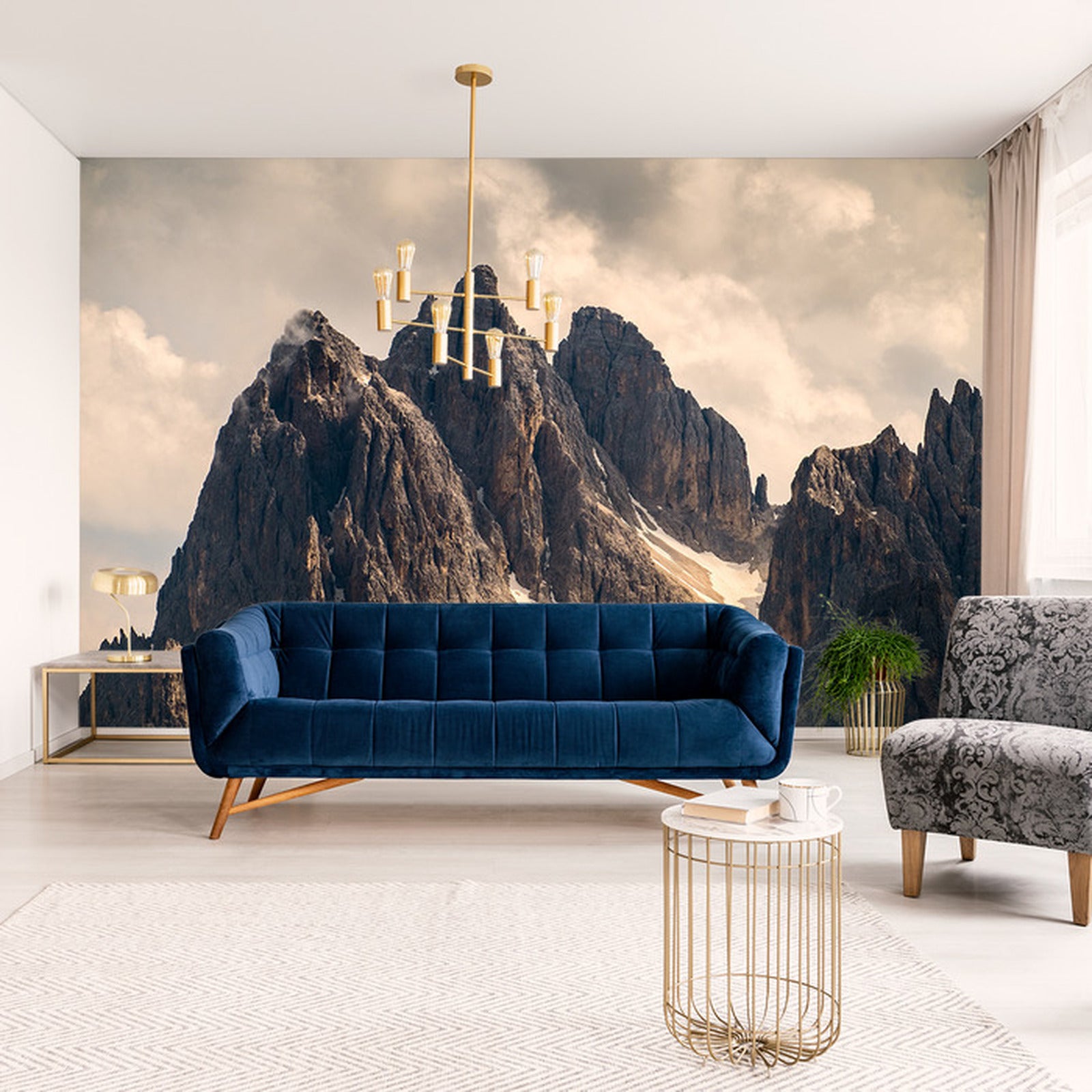 Fototapet Fjelllandskap