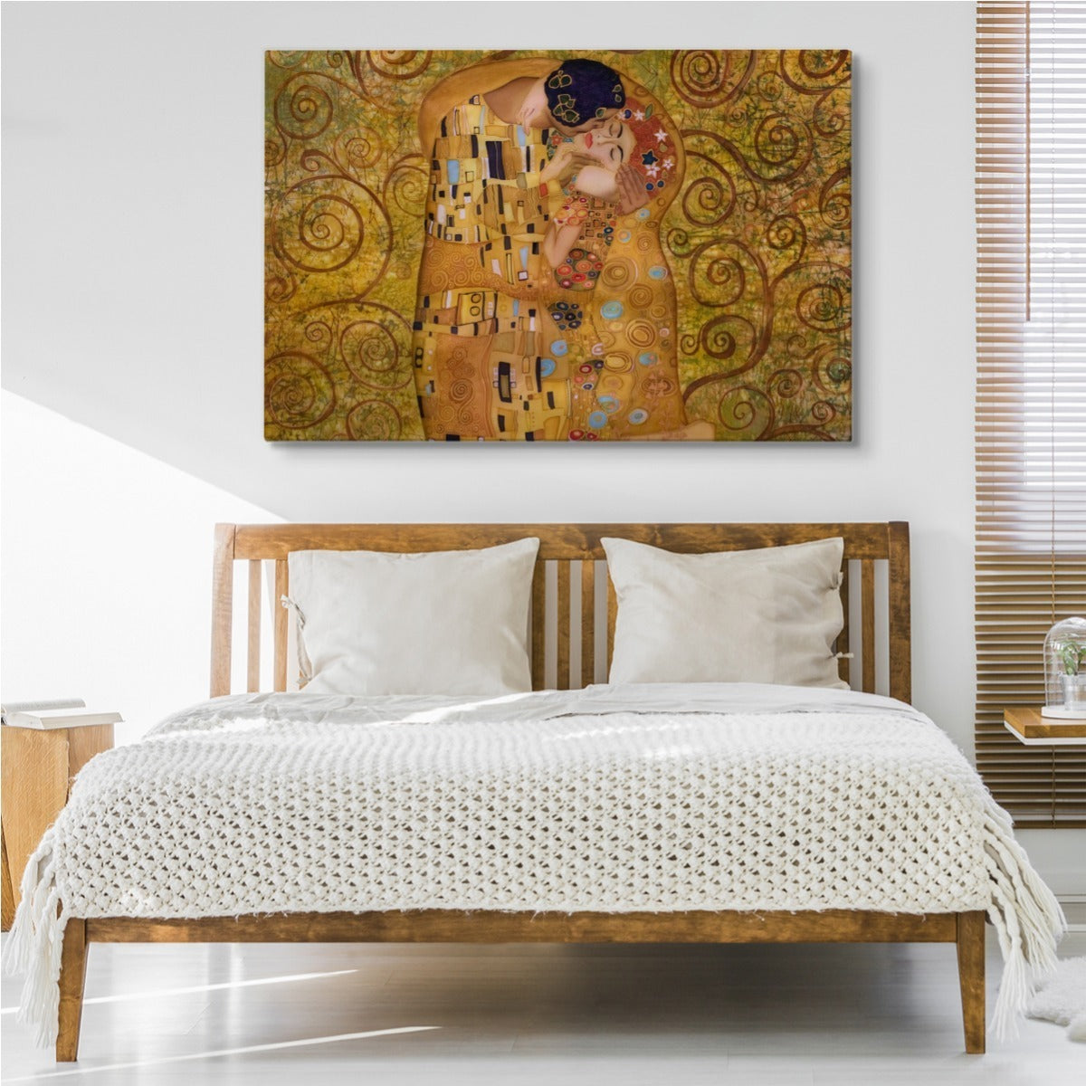 Gustav klimt the kiss reproduction
