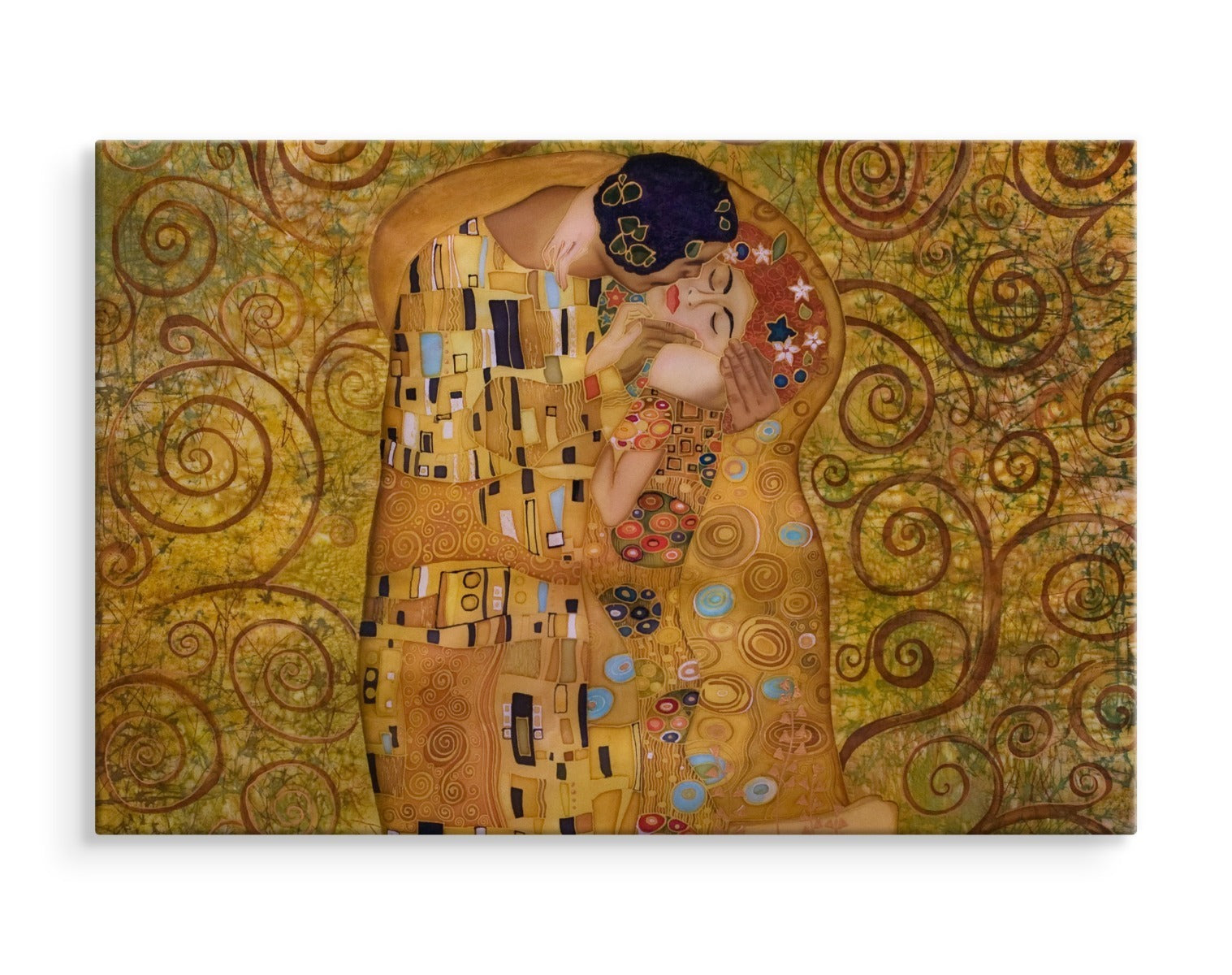 Gustav klimt the kiss reproduction