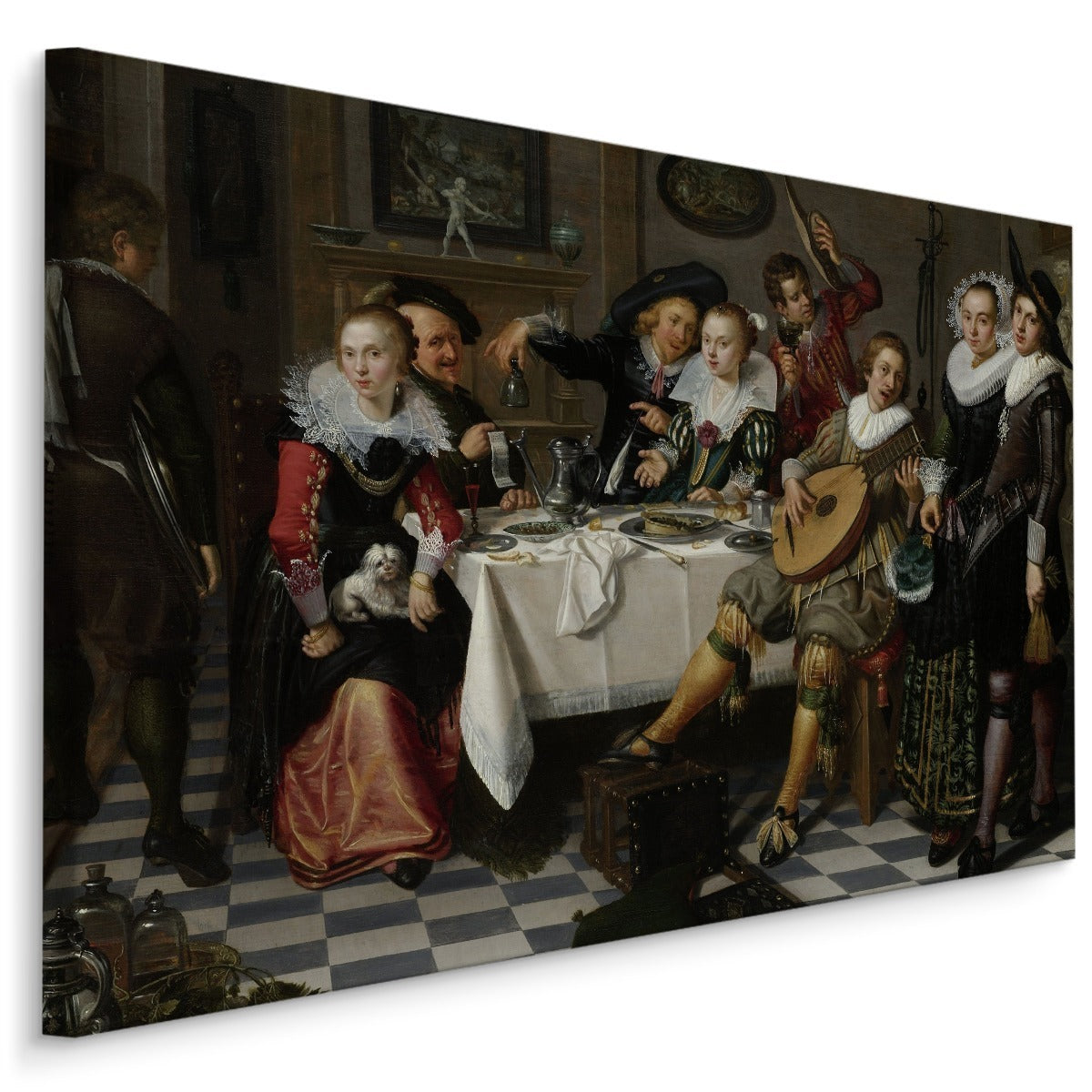 Isack elyas "merry company" reproduksjon