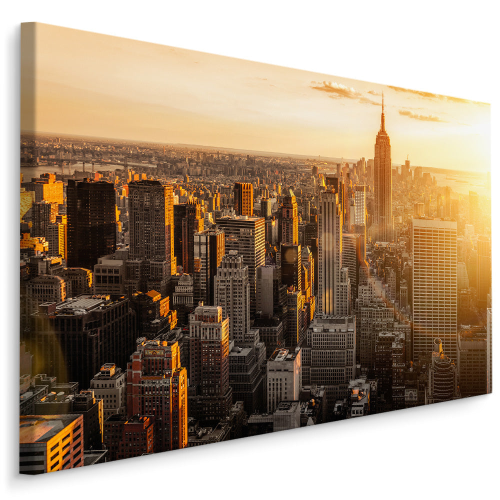 Solnedgang i new york