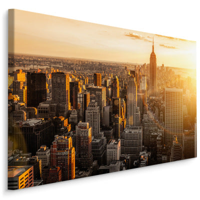 Solnedgang i new york