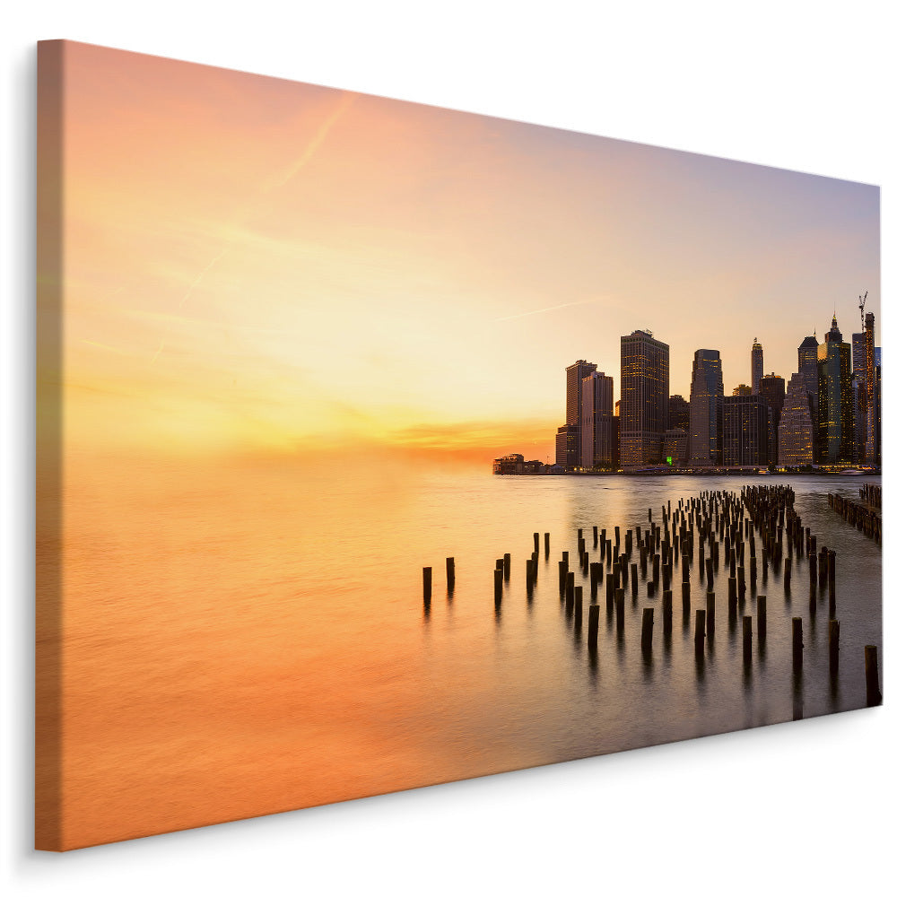 Solnedgang i new york