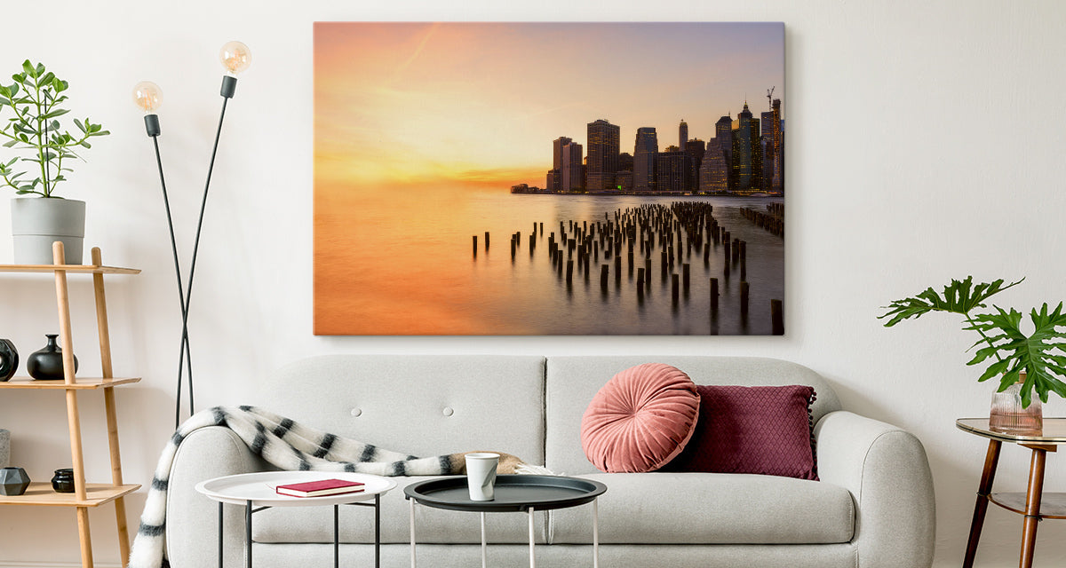 Solnedgang i new york