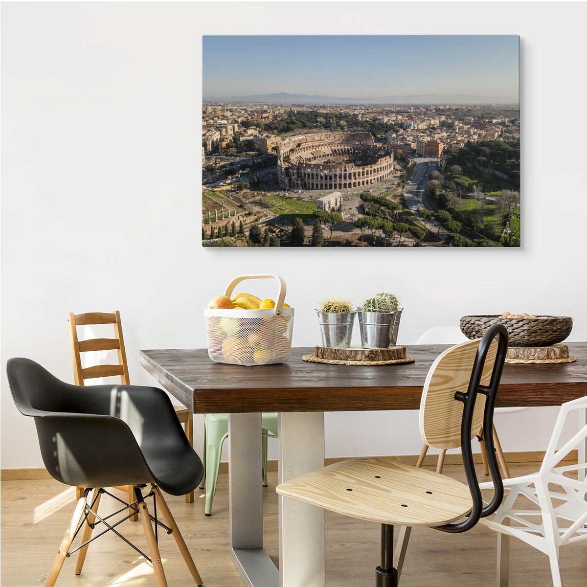 Luftfoto av colosseum