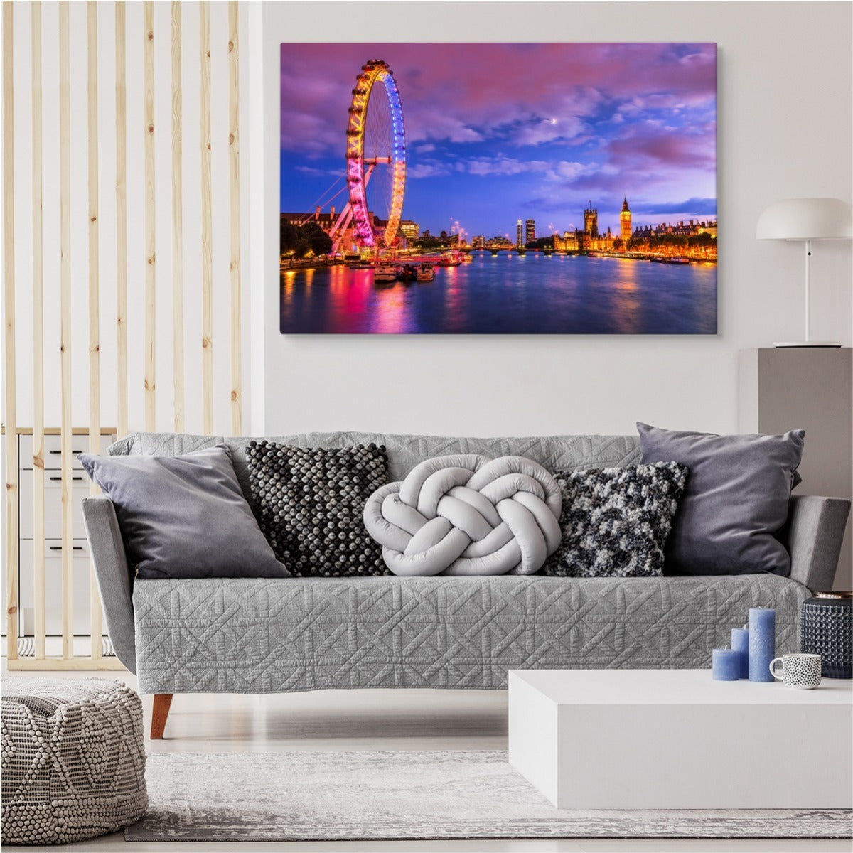 London eye på kveldstid