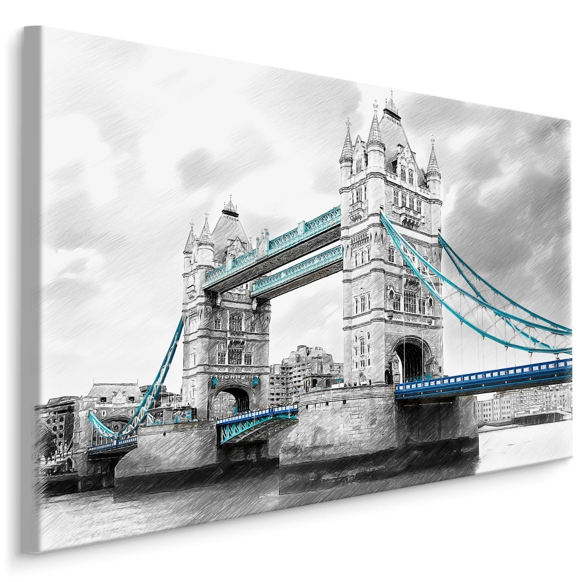 Skisse av tower bridge