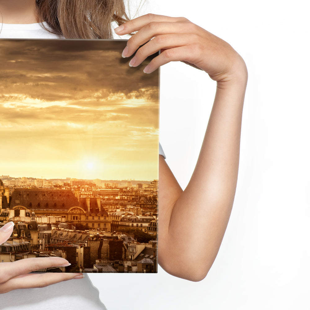 Solnedgang i paris
