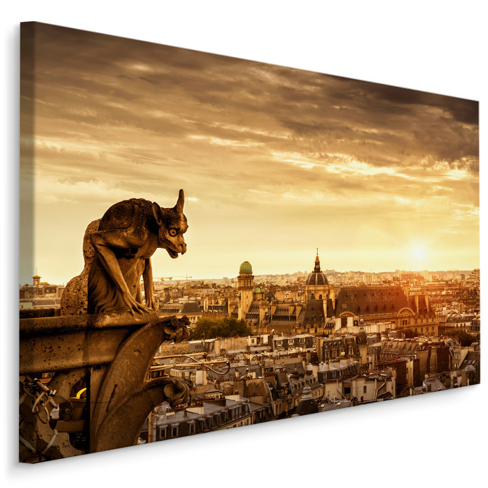 Solnedgang i paris