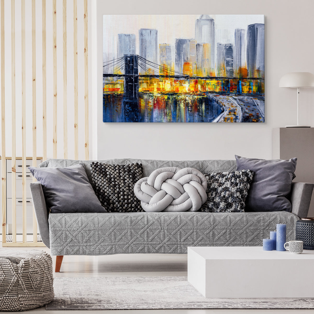 New york-panoramaet i abstrakt form