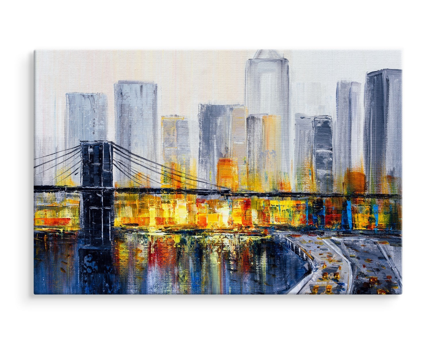 New york-panoramaet i abstrakt form