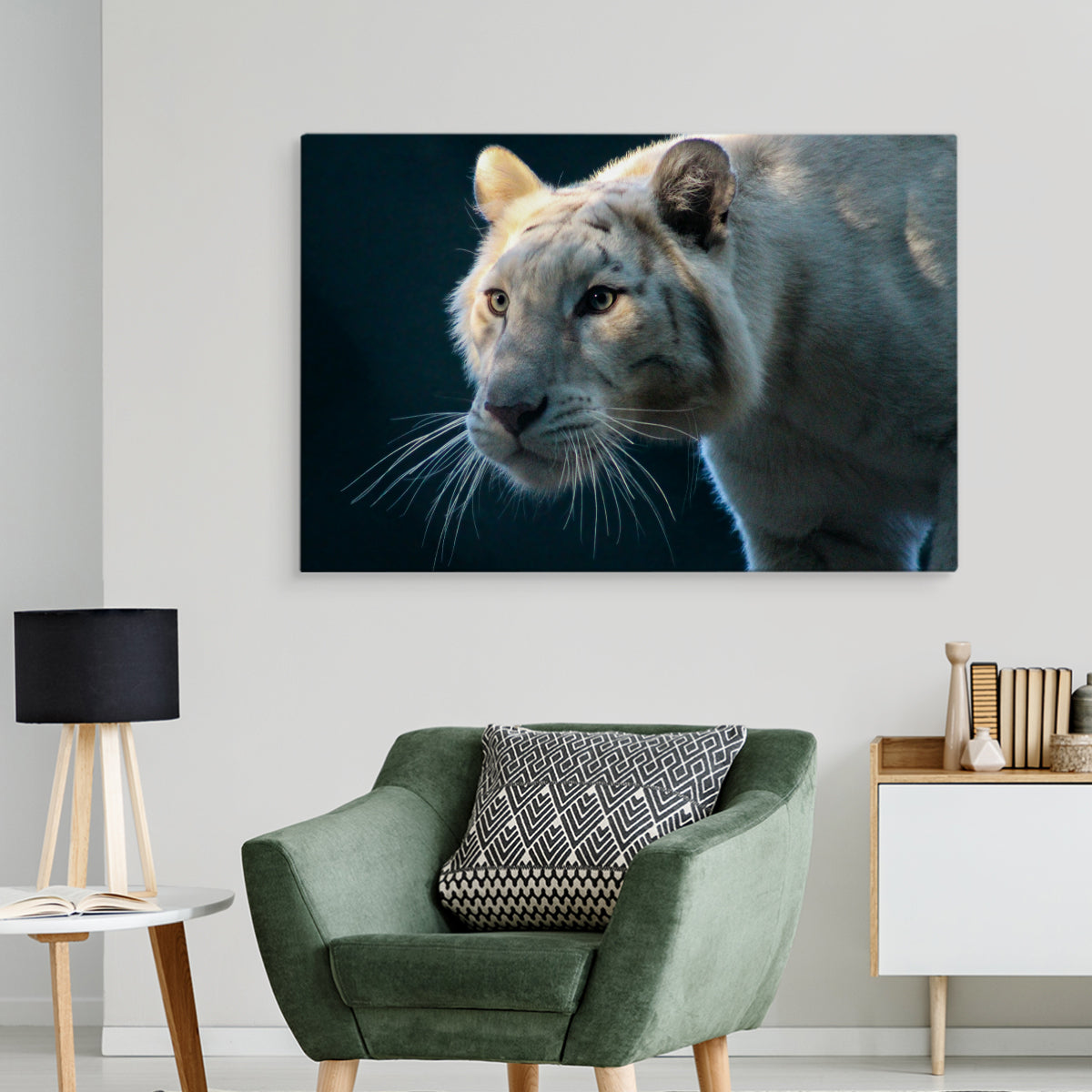 Vakker hvit tiger