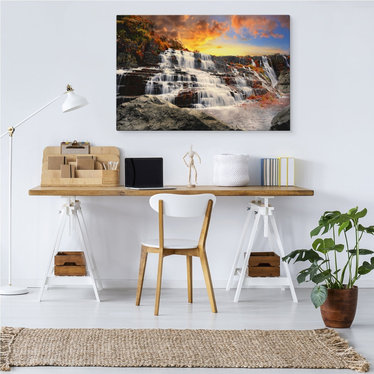 Pongour-fossen i vietnam