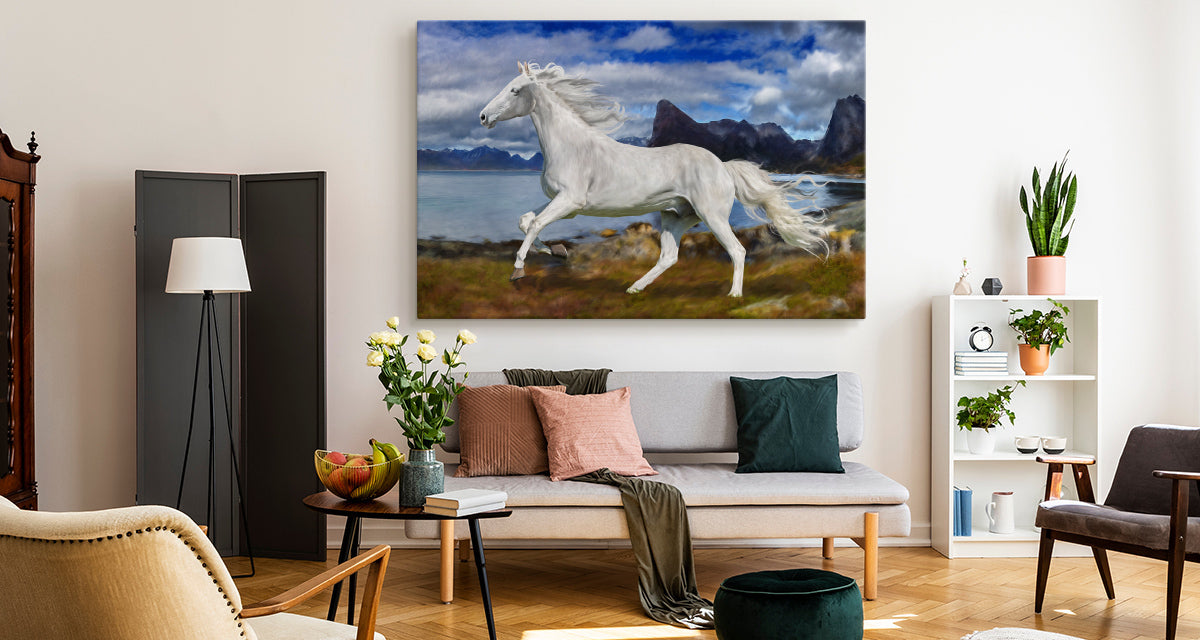 Hest i galopp