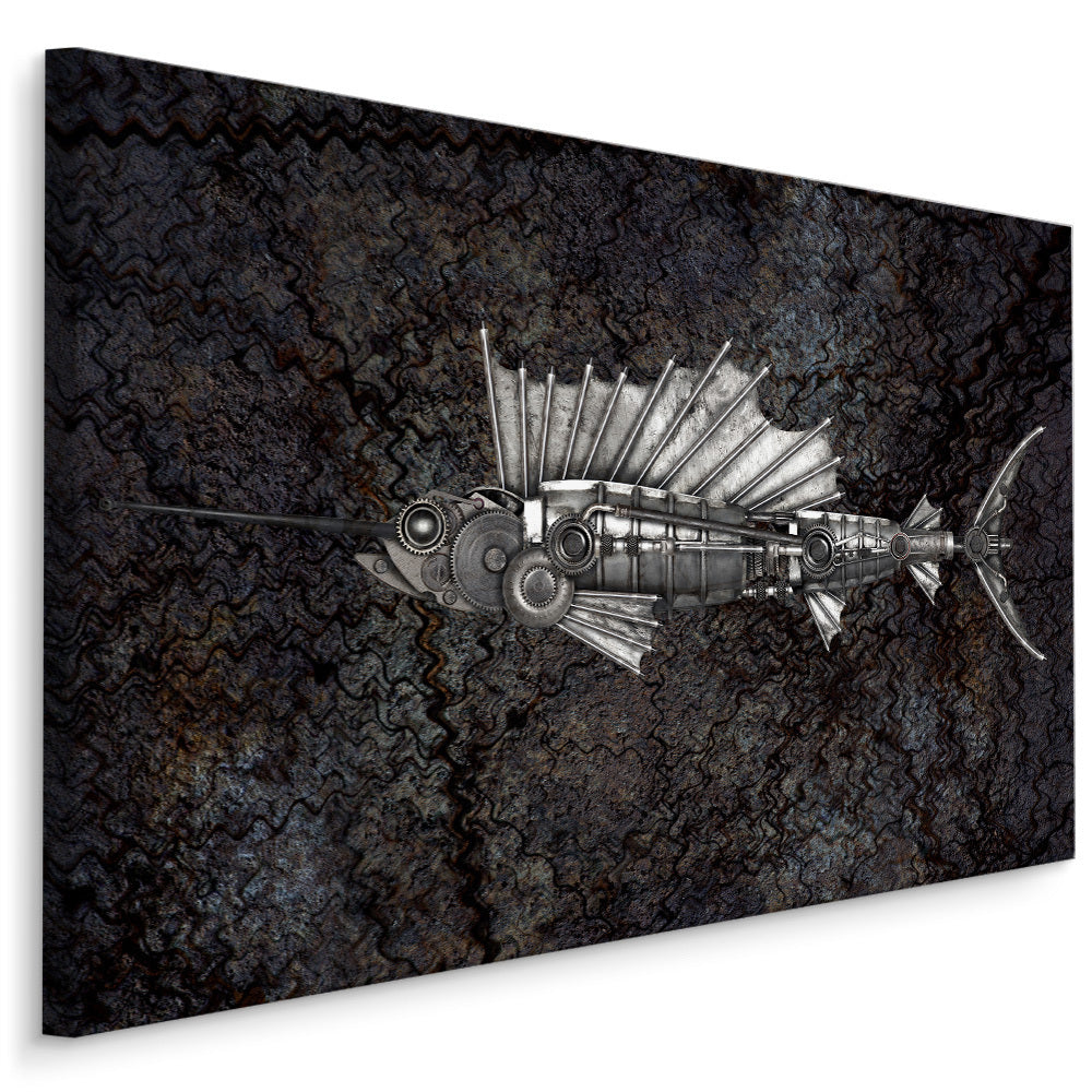 Steampunk stil seilfisk