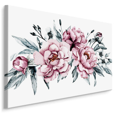 Sammensetning av peonblomster
