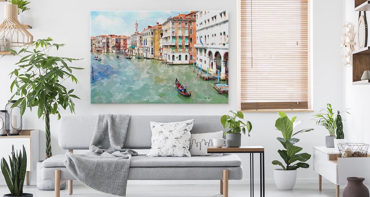 Gondoler og bygninger i venezia