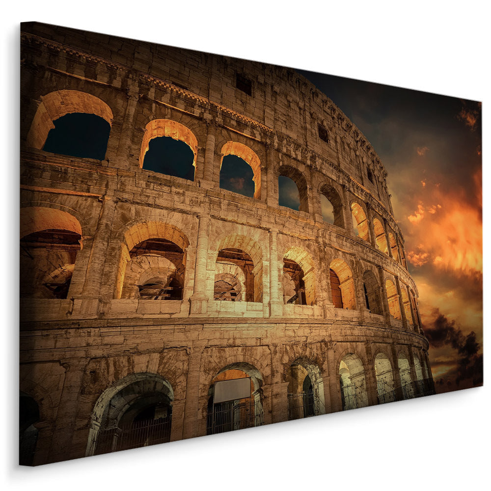 Roman colosseum om natten