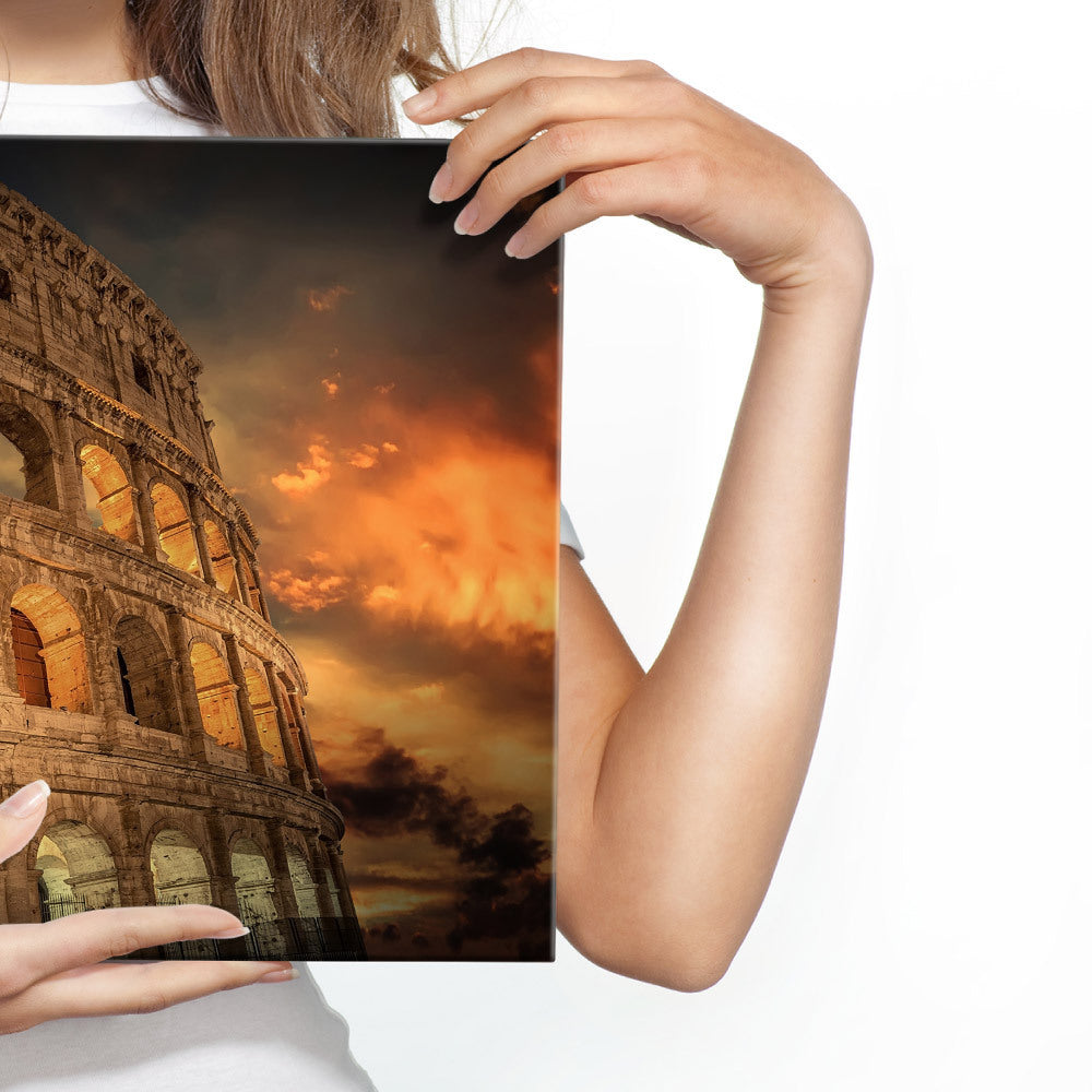 Roman colosseum om natten