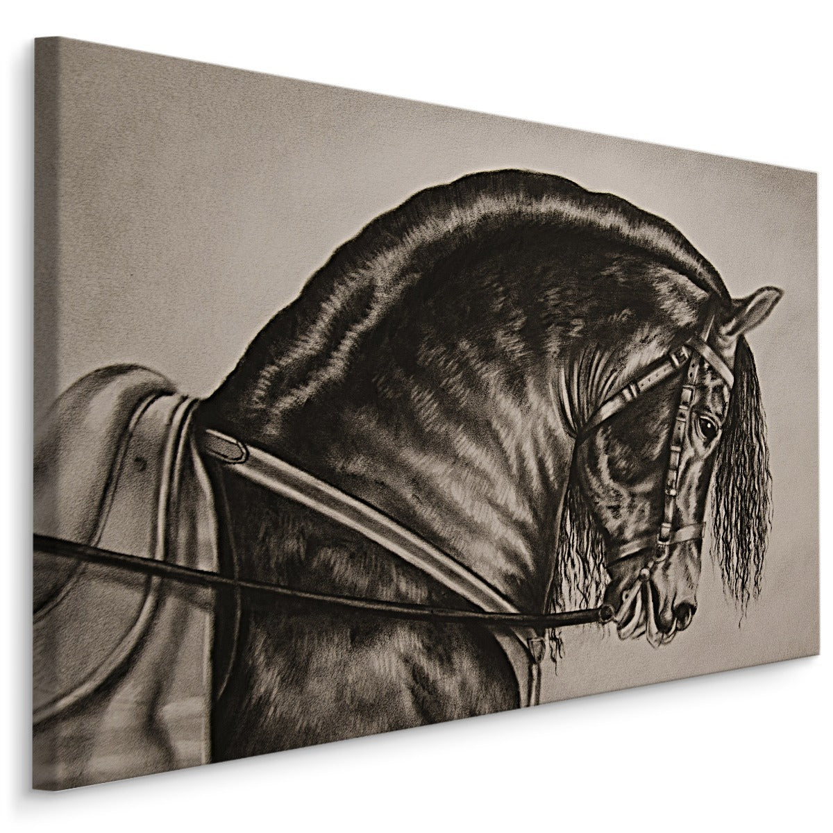 Skissert hest