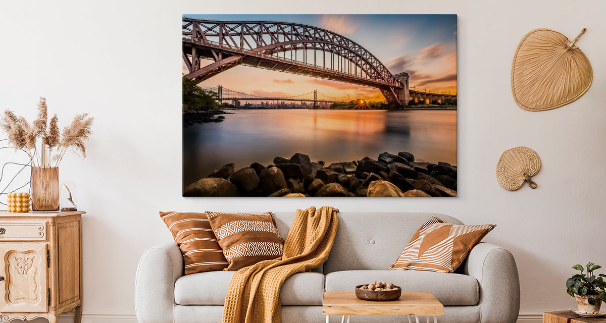 Hell gate bridge, new york