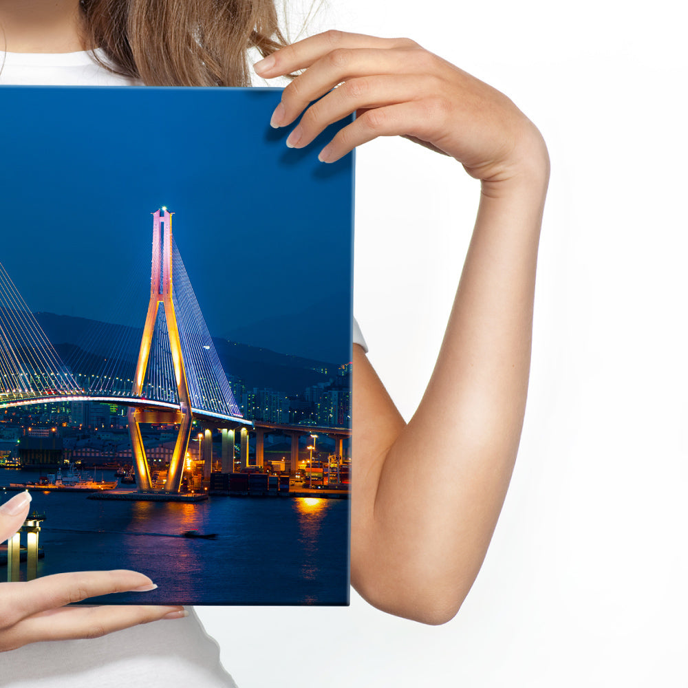 Busan harbour bridge, sør-korea
