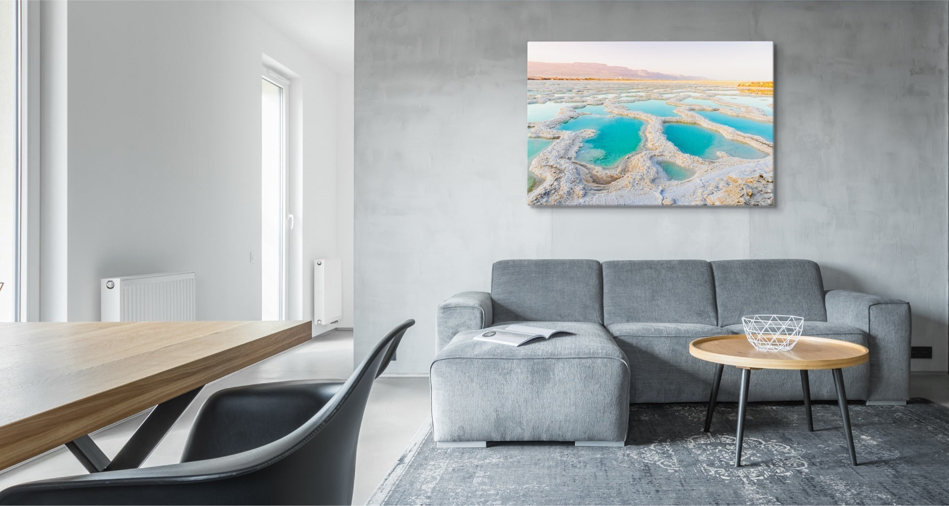Salt kysten av havet