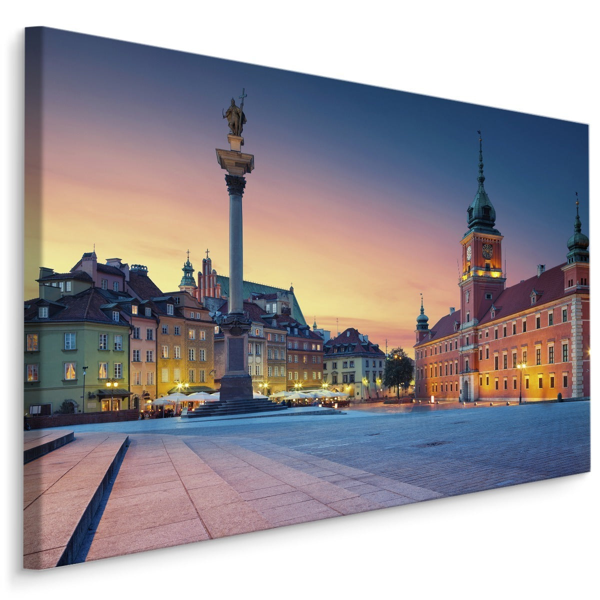 Warszawa i skumringen