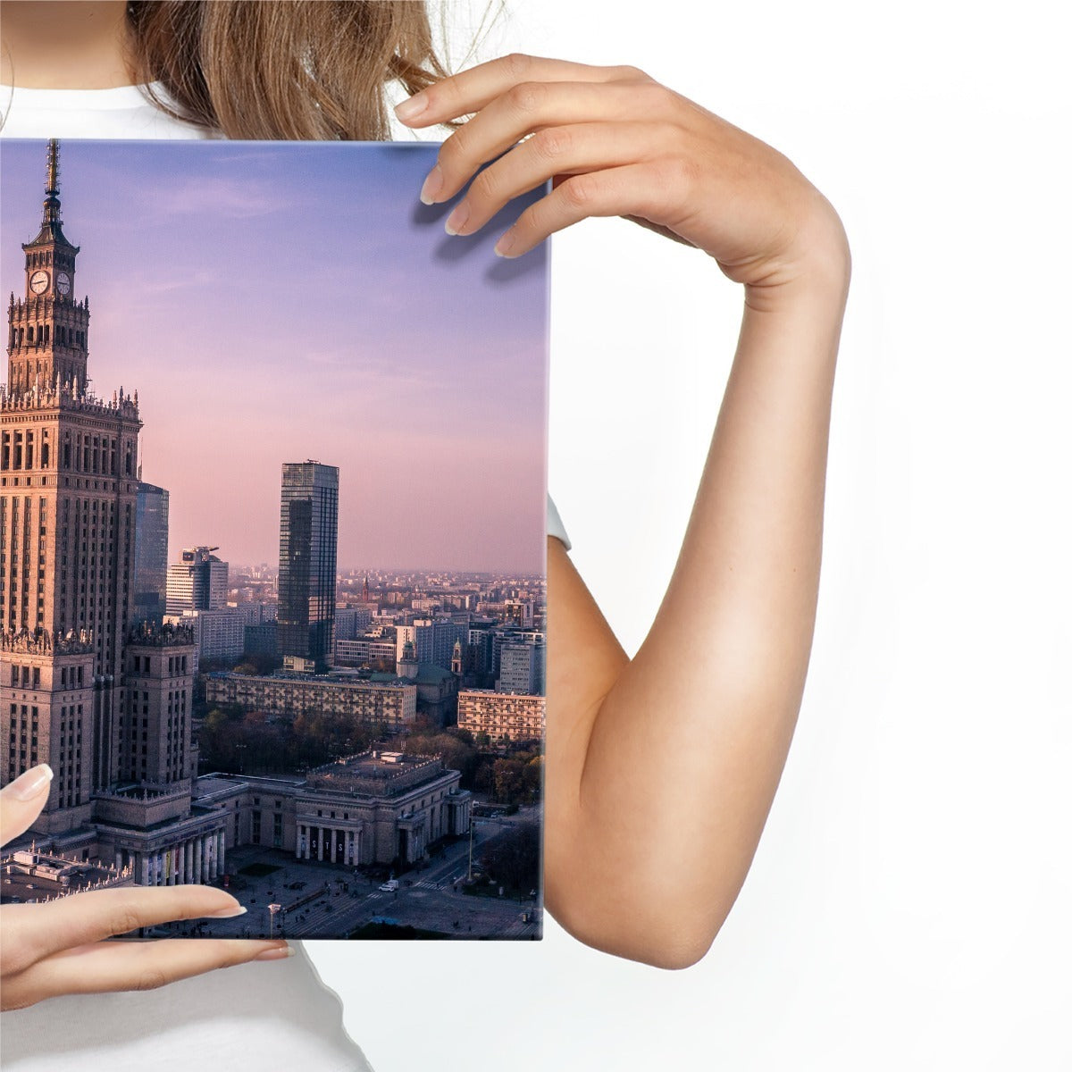 Panorama av byen warszawa