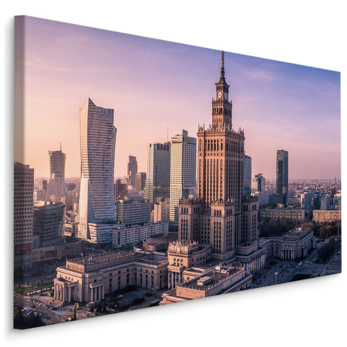 Panorama av byen warszawa