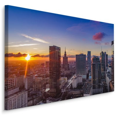 Solnedgang i warszawa