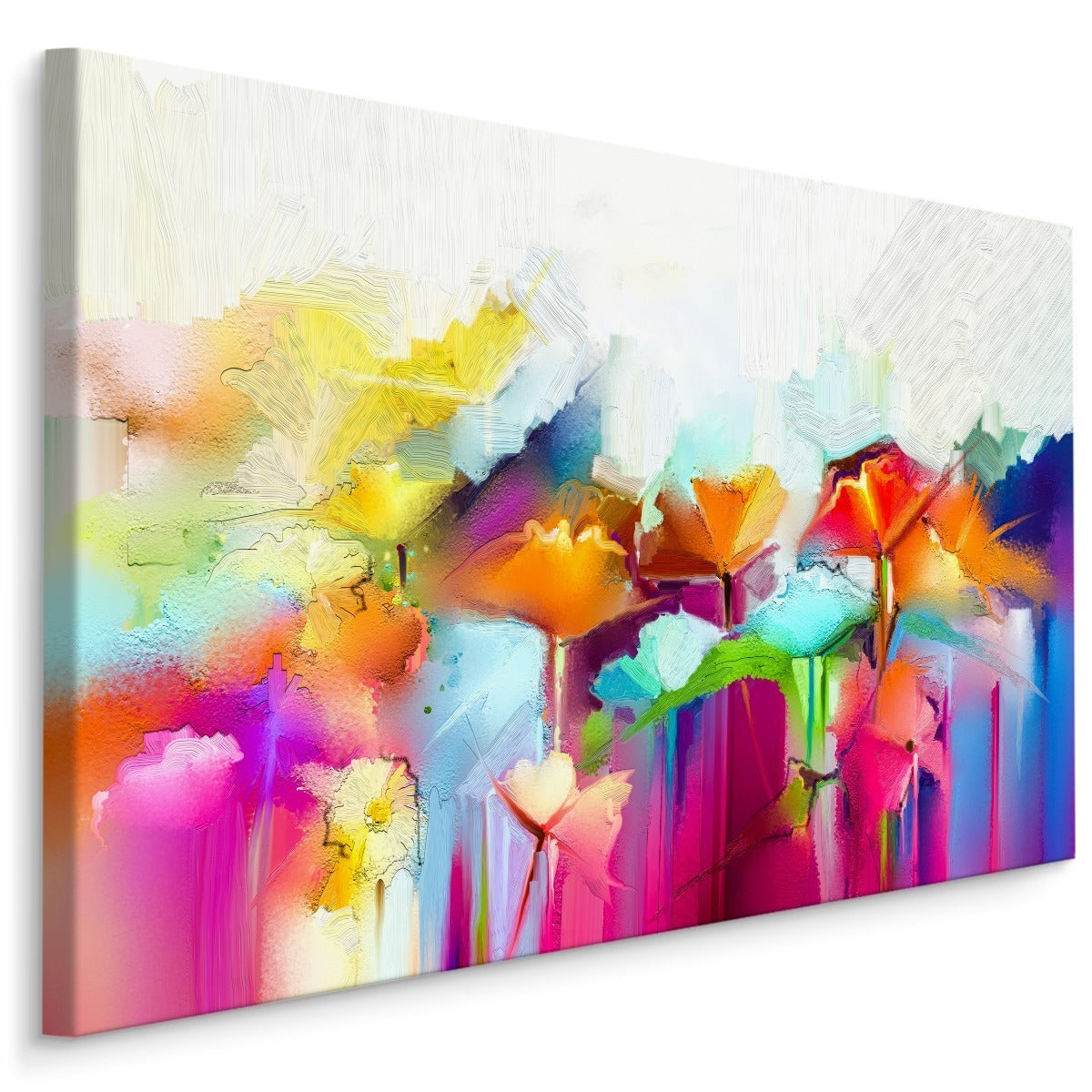 Fargerike abstrakte blomster