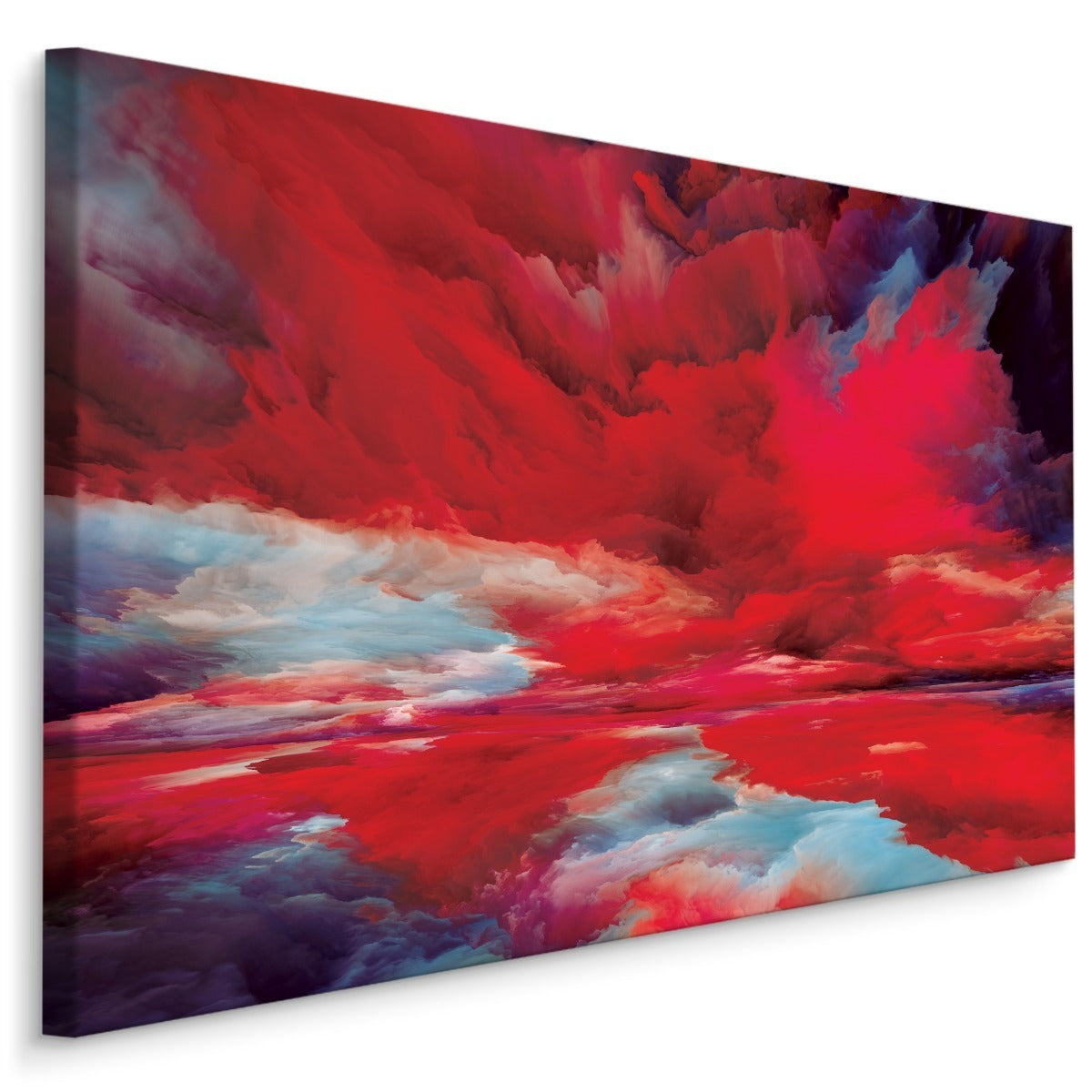 Abstrakt rød himmel