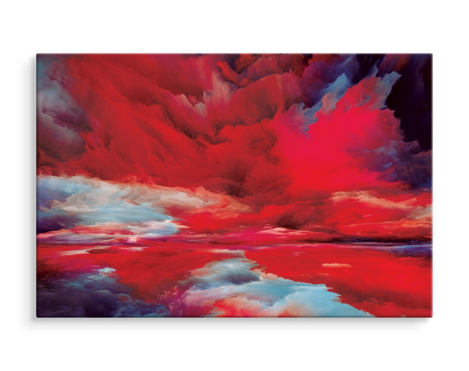 Abstrakt rød himmel