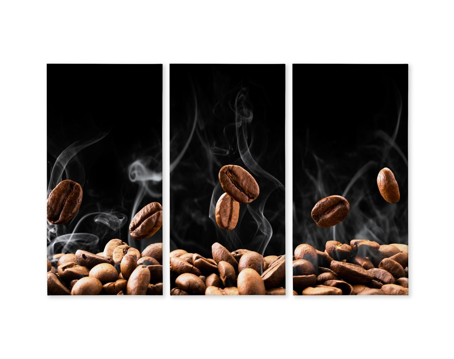 Flerdelt: Varme kaffebønner