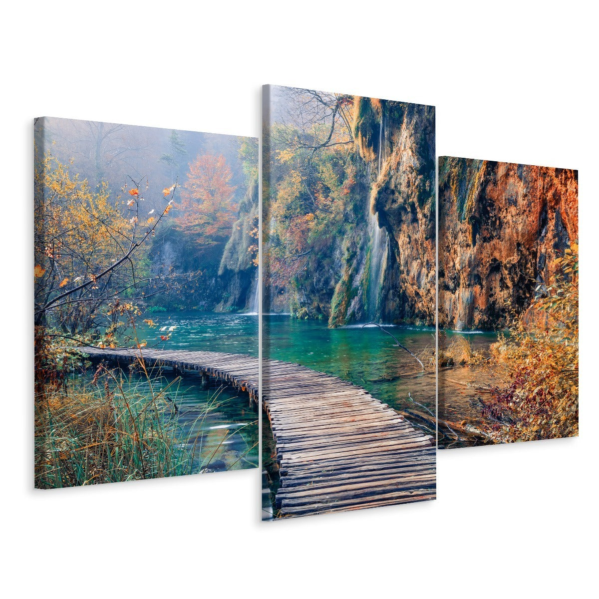 Flerdelt: Plitvice lakes nasjonalpark
