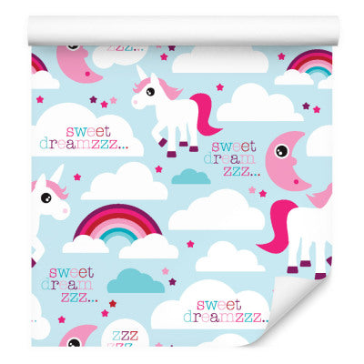 For Jenter Unicorns, Clouds, Rainbow