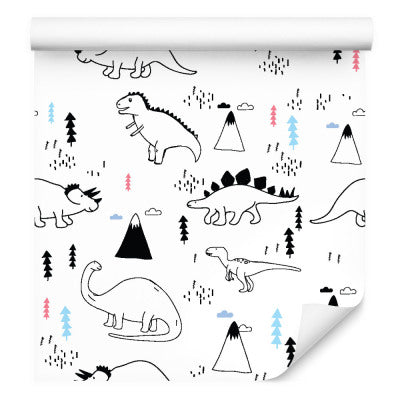For Barn, Dinosaurer, Skyer, Trær