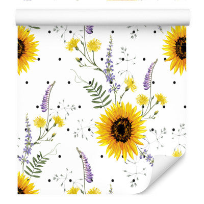 Solsikker Med Feltblomster
