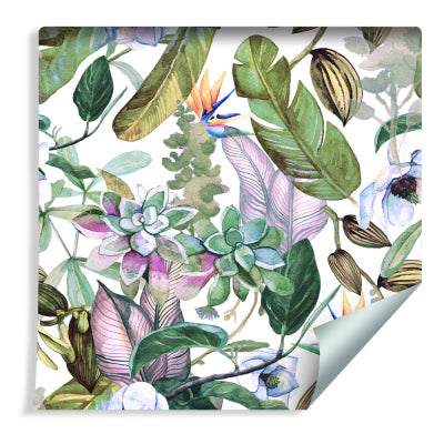 Tropiske Blader, Blomster