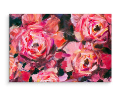 Abstrakt maleri av roser