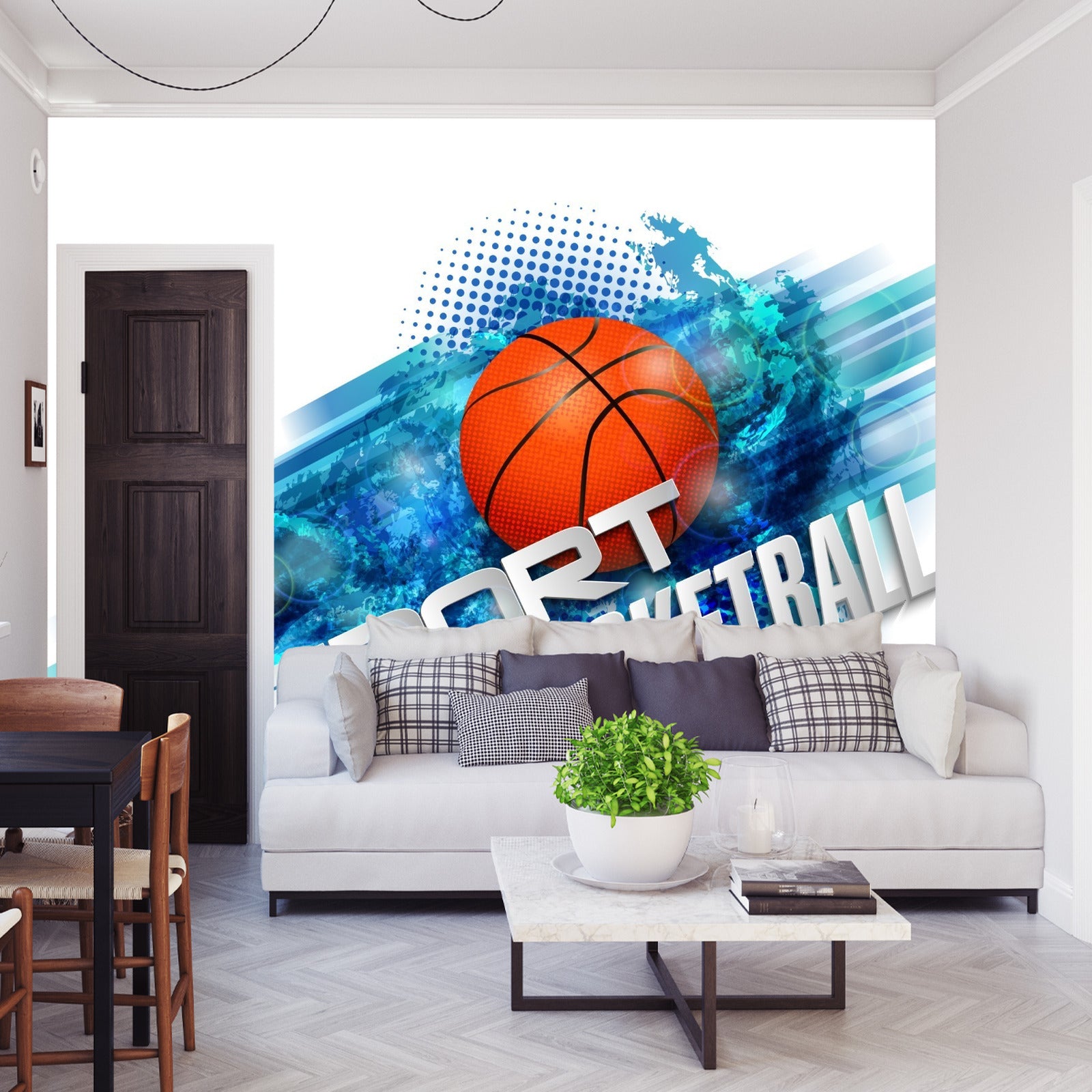 Fototapet Basketball I En Moderne Stil