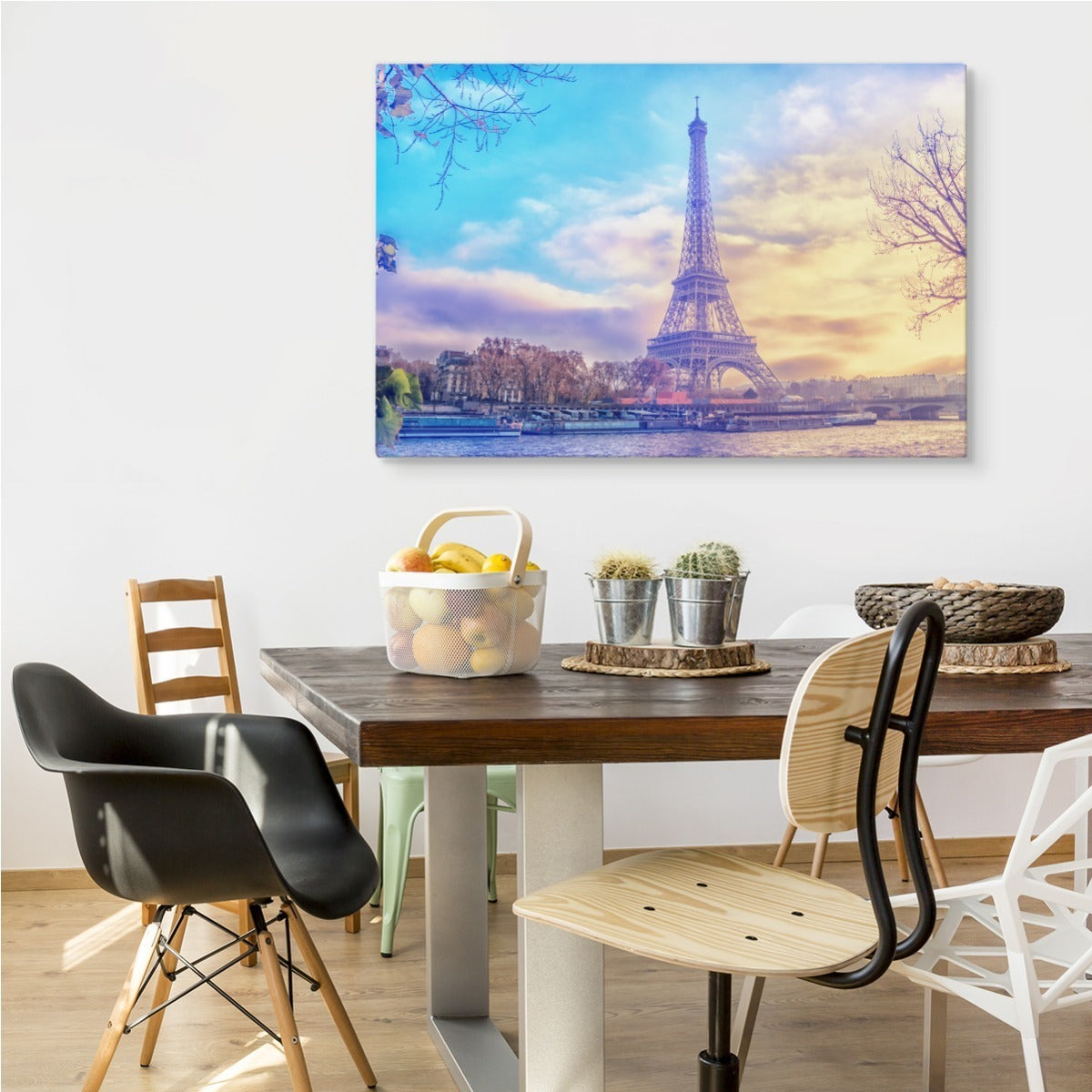 Eiffeltårnet ved solnedgang