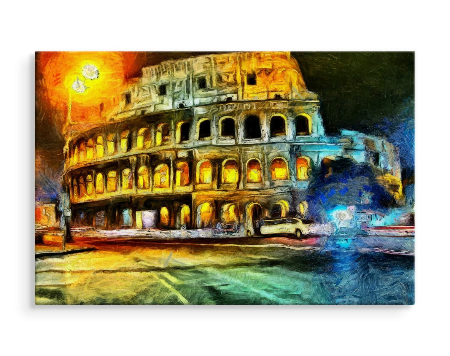 Colosseum som malt
